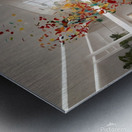 A modern reception room at a company headquarters 28 Metal print