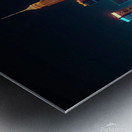 A modern reception room at a company headquarters 9 Metal print