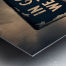 in god we trust Metal print