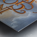 in god we trust Metal print