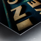 in god we trust Metal print