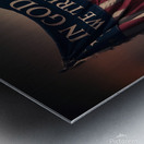 in god we trust Metal print