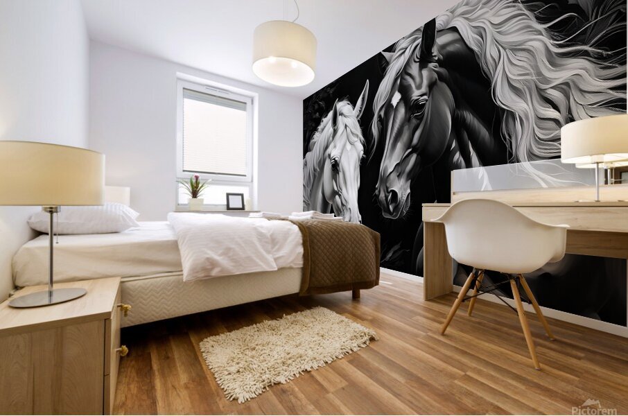 Horses 1 Mural print