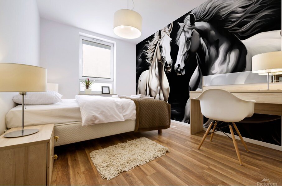 Horses 3 Mural print