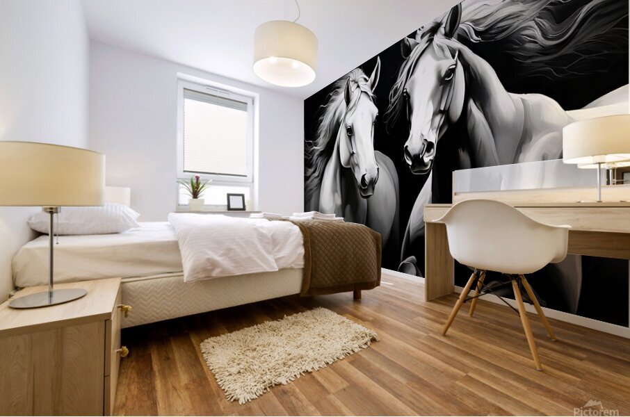 Horses 4 Mural print