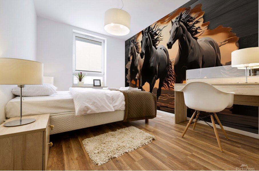 Horses 5 Mural print