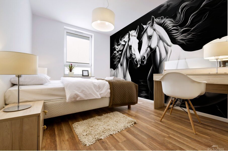 Horses 7 Mural print