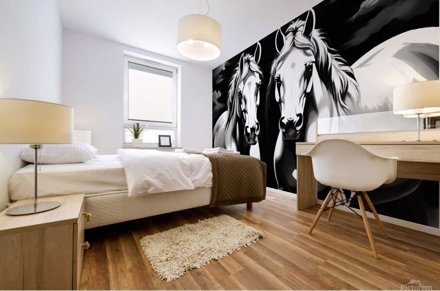 Horses 10 Mural print