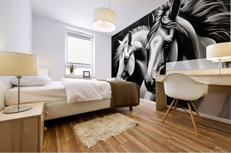 Horses 11 Mural print