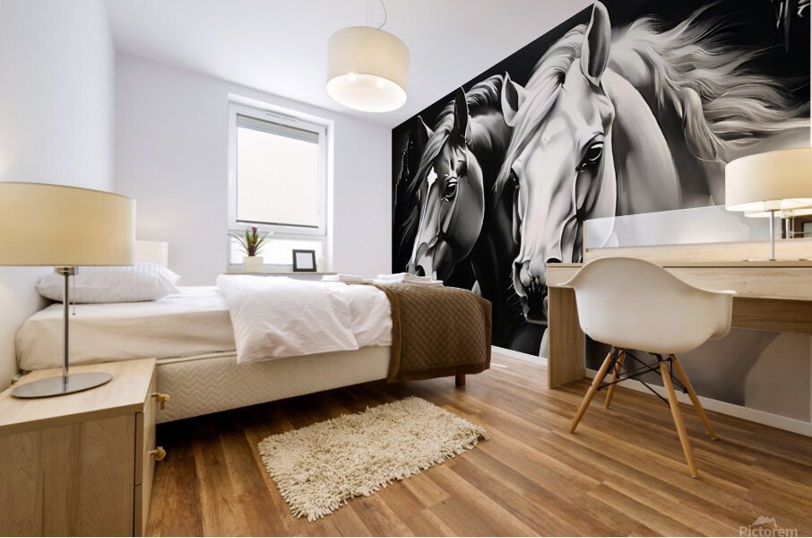 Horses 12 Mural print