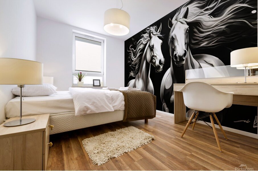Horses 15 Mural print