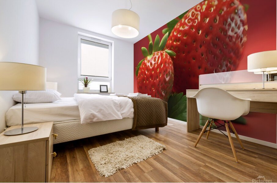 Strawberry Mural print
