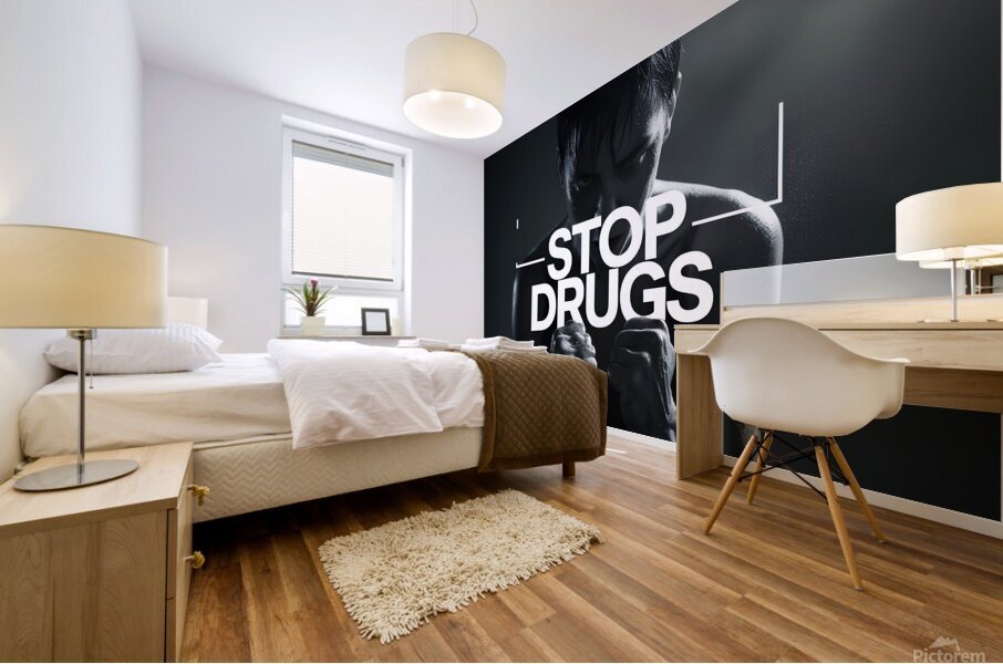 Stop drugs 7 Mural print