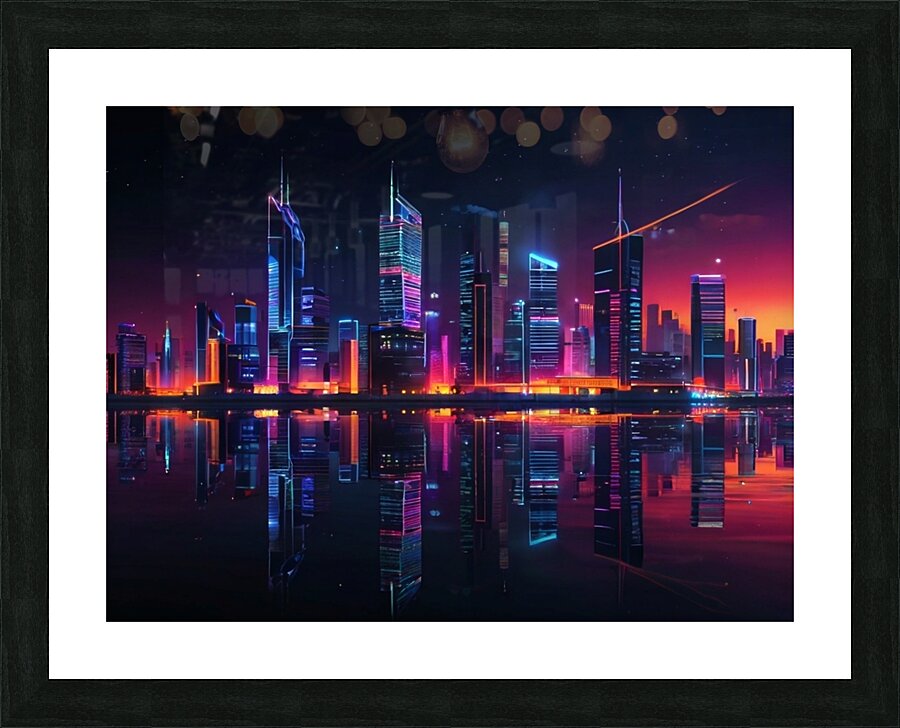 A modern reception room at a company headquarters 7 Picture Frame print