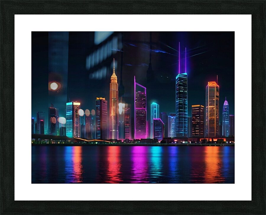 A modern reception room at a company headquarters 9 Picture Frame print