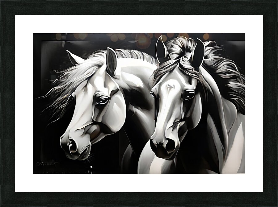 Horses 11 Picture Frame print