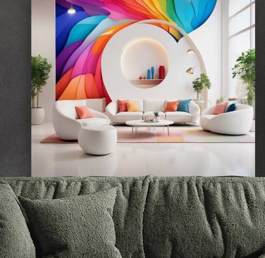 A modern reception room at a company headquarters 15 by mohamed gaber