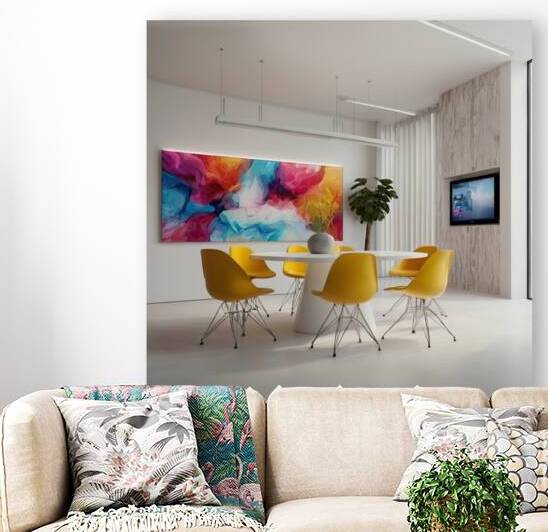 A modern reception room at a company headquarters 20 by mohamed gaber