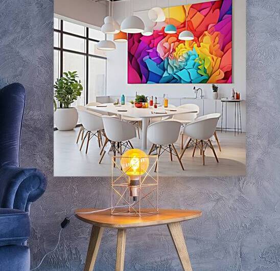 A modern reception room at a company headquarters 32 by mohamed gaber