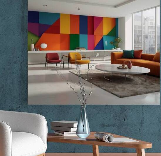 A modern reception room at a company headquarters 34 by mohamed gaber
