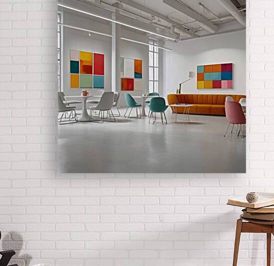 A modern reception room at a company headquarters 36 by mohamed gaber