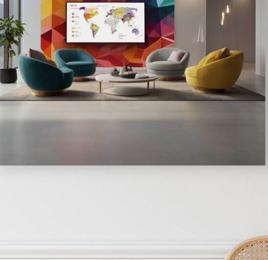 A modern reception room at a company headquarters 37 by mohamed gaber