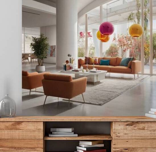 A modern reception room at a company headquarters 43 by mohamed gaber