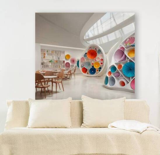 A modern reception room at a company headquarters 46 by mohamed gaber