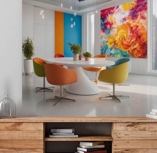 A modern reception room at a company headquarters 50 by mohamed gaber