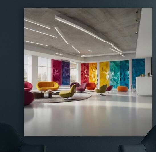 A modern reception room at a company headquarters 4 by mohamed gaber