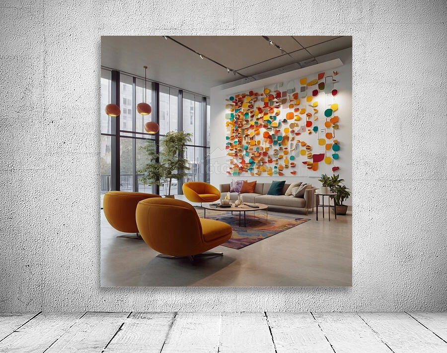 A modern reception room at a company headquarters 24 Wall Preview