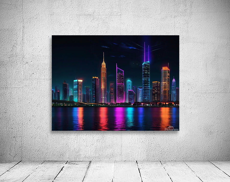 A modern reception room at a company headquarters 9 Wall Preview