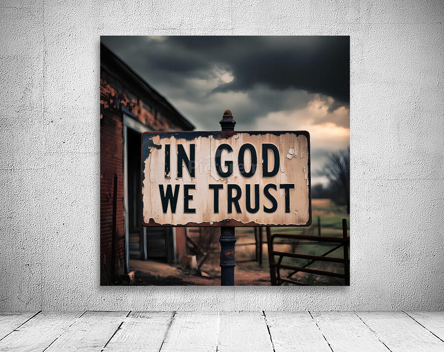 in god we trust Wall Preview