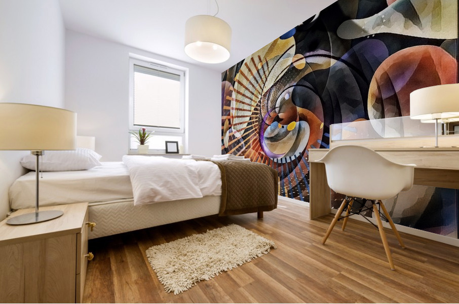 Abstract Mural print