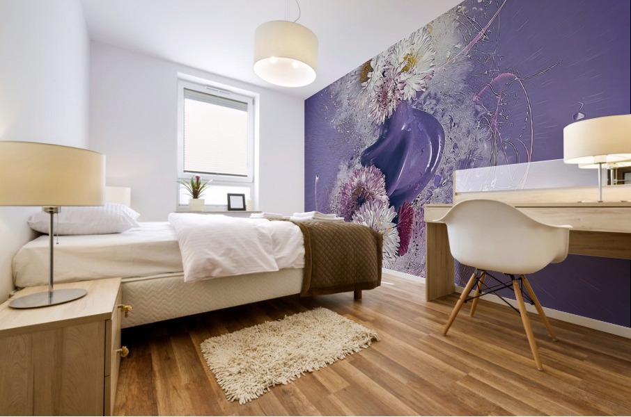 Daisies Mural print
