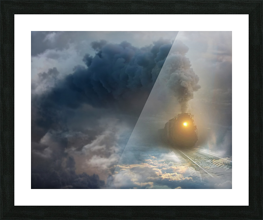 The clouds Picture Frame print