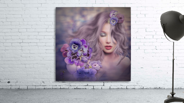 Pansies Wall Preview