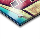 Distressed old red barn Acrylic print