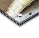 Old yellow door -2 Acrylic print