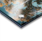 Blue skies and Aspen leaves Acrylic print