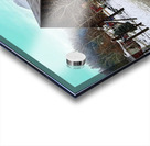 Winter time at Leavenworth Reindeer Farm Acrylic print