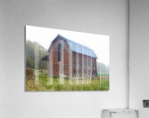 Barn in the mist 2 Acrylic Print