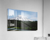Mt Rainier - horizontal Acrylic Print
