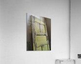 Old yellow door -1 Acrylic Print
