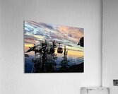 Gondola Ride to Sunset Acrylic Print