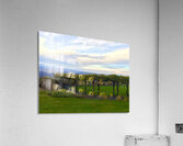 The piazza at Cave B Winery Acrylic Print