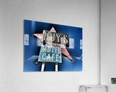 Roys Motel -distressed look Acrylic Print