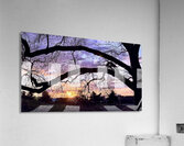 Purple and Orange Acrylic Print