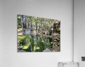 Ohme Gardens reflection pond Wenatchee Wa Acrylic Print