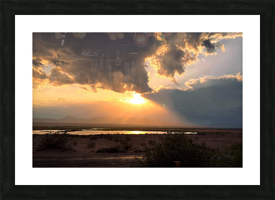 Beauty within the Storm Picture Frame print